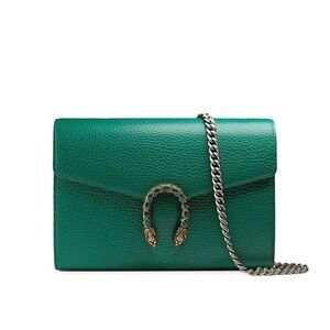 Green Leather gucci Dionysus bag